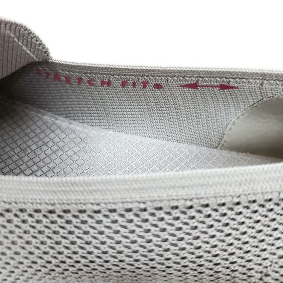 NEW Skechers Cleo Taylor Bow Loafer Womens US 8 Taupe Slip On Knit Comfort Shoes - Picture 8 of 11